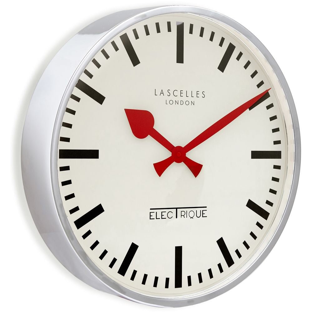 Designer Hands Silver Wall Clock 45cm - TickTockClocks