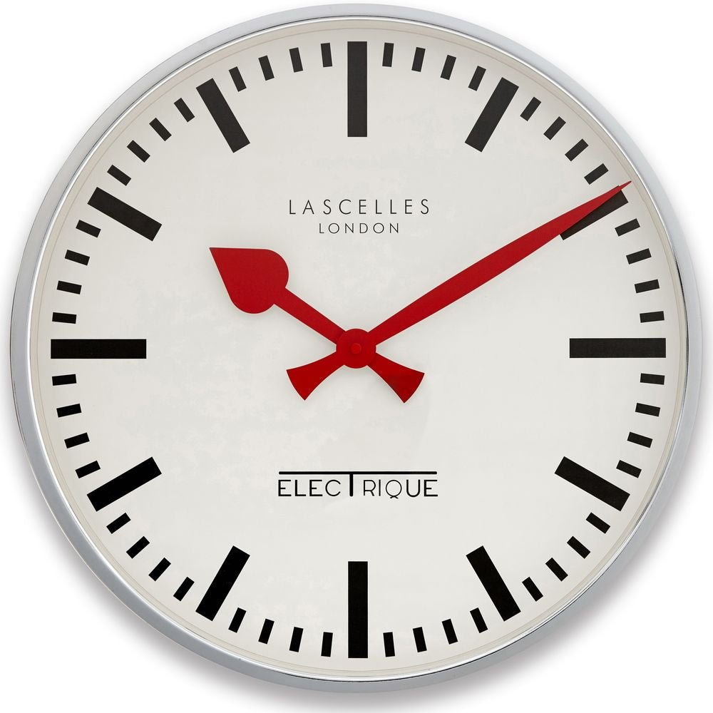 Designer Hands Silver Wall Clock 45cm - TickTockClocks