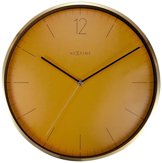 Essential Gold Wall Clock 34cm - TickTockClocks