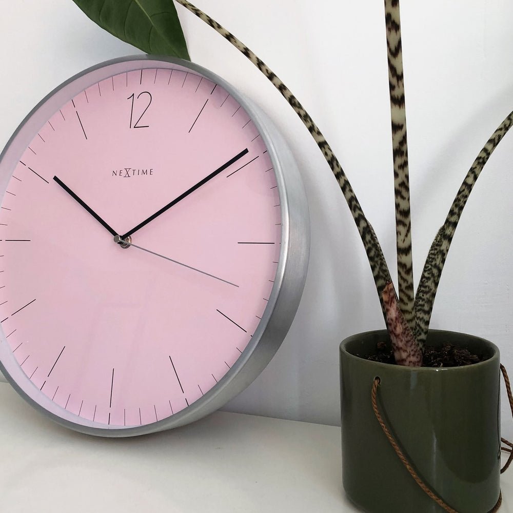 Essential Silver Wall Clock 34cm - TickTockClocks