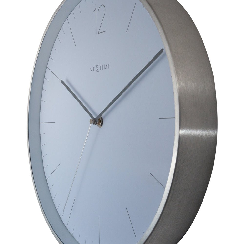 Essential Silver Wall Clock 34cm - TickTockClocks