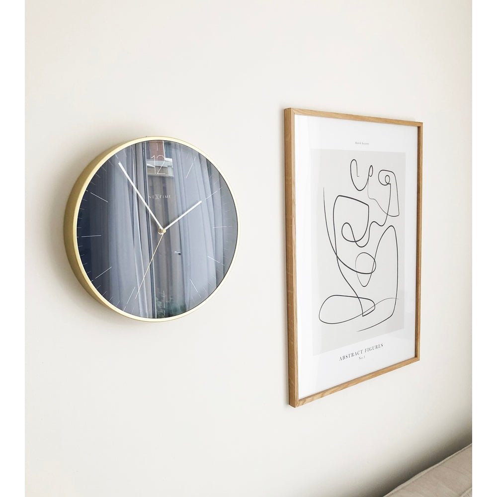 Essential Silver Wall Clock 34cm - TickTockClocks