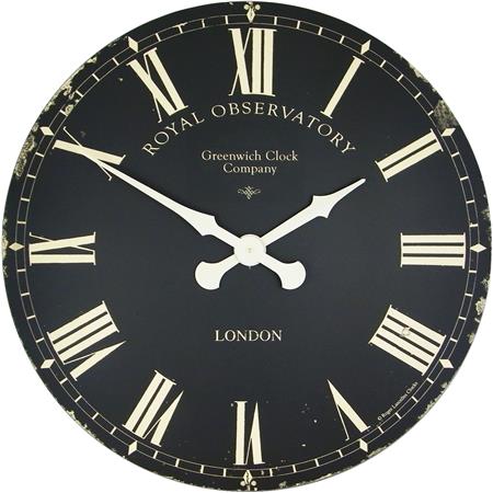 Extra Large Black Greenwich Dial 70cm - TickTockClocks