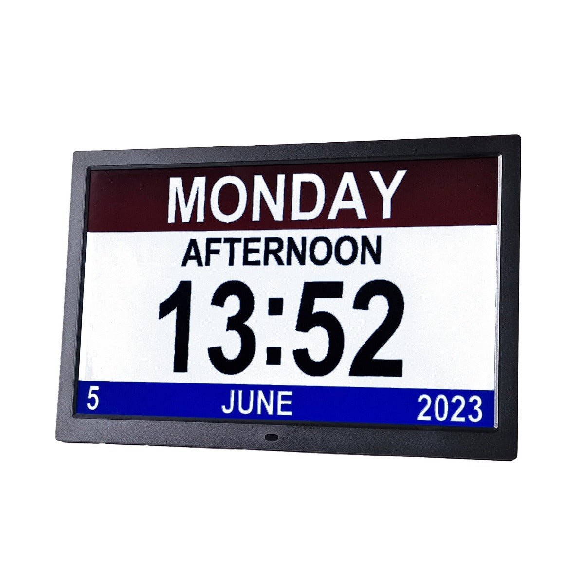 Extra-large Dementia Clock with Medication Reminders & Selectable Analogue/Digital Displays (15 inch) - TickTockClocks