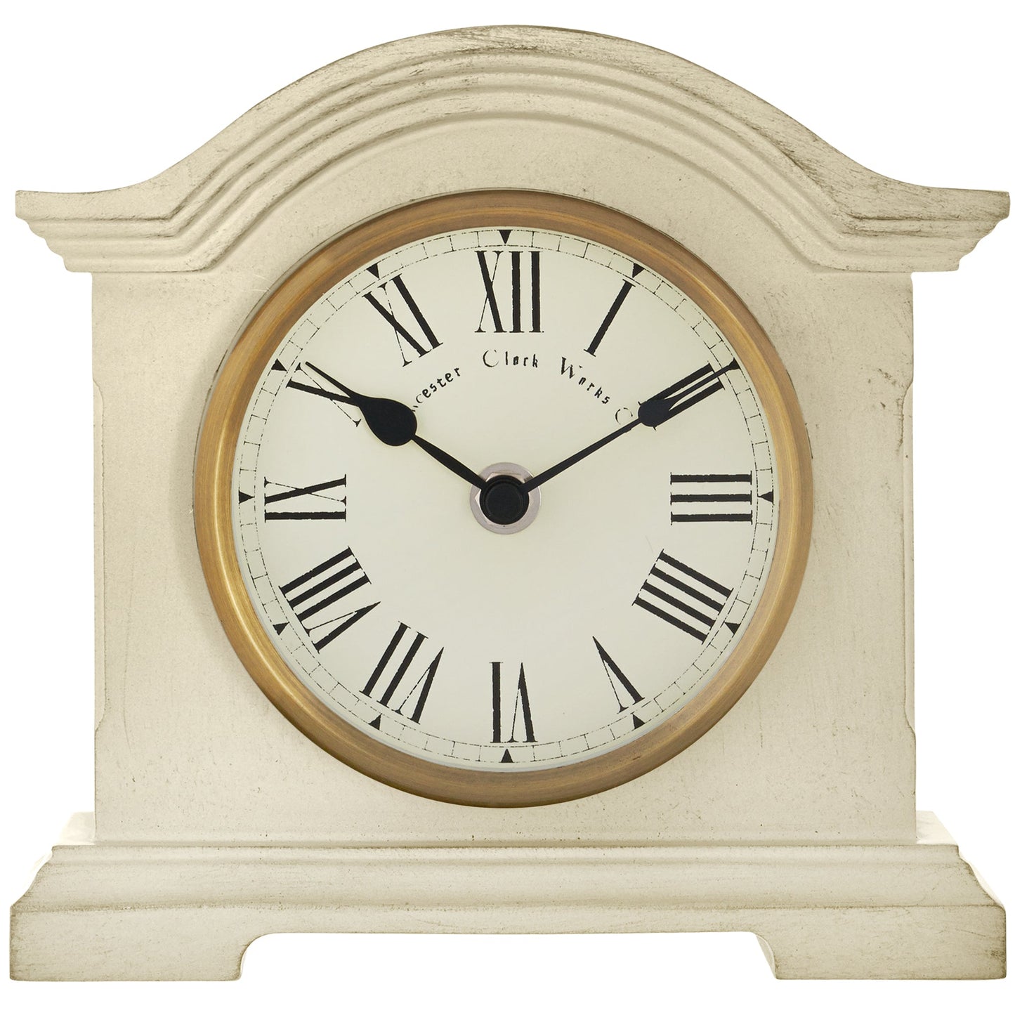 Falkenberg Clotted Cream Mantel Clock 18cm - TickTockClocks