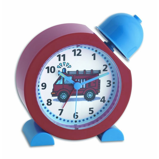 Fire Engine Alarm Clock 13cm - TickTockClocks