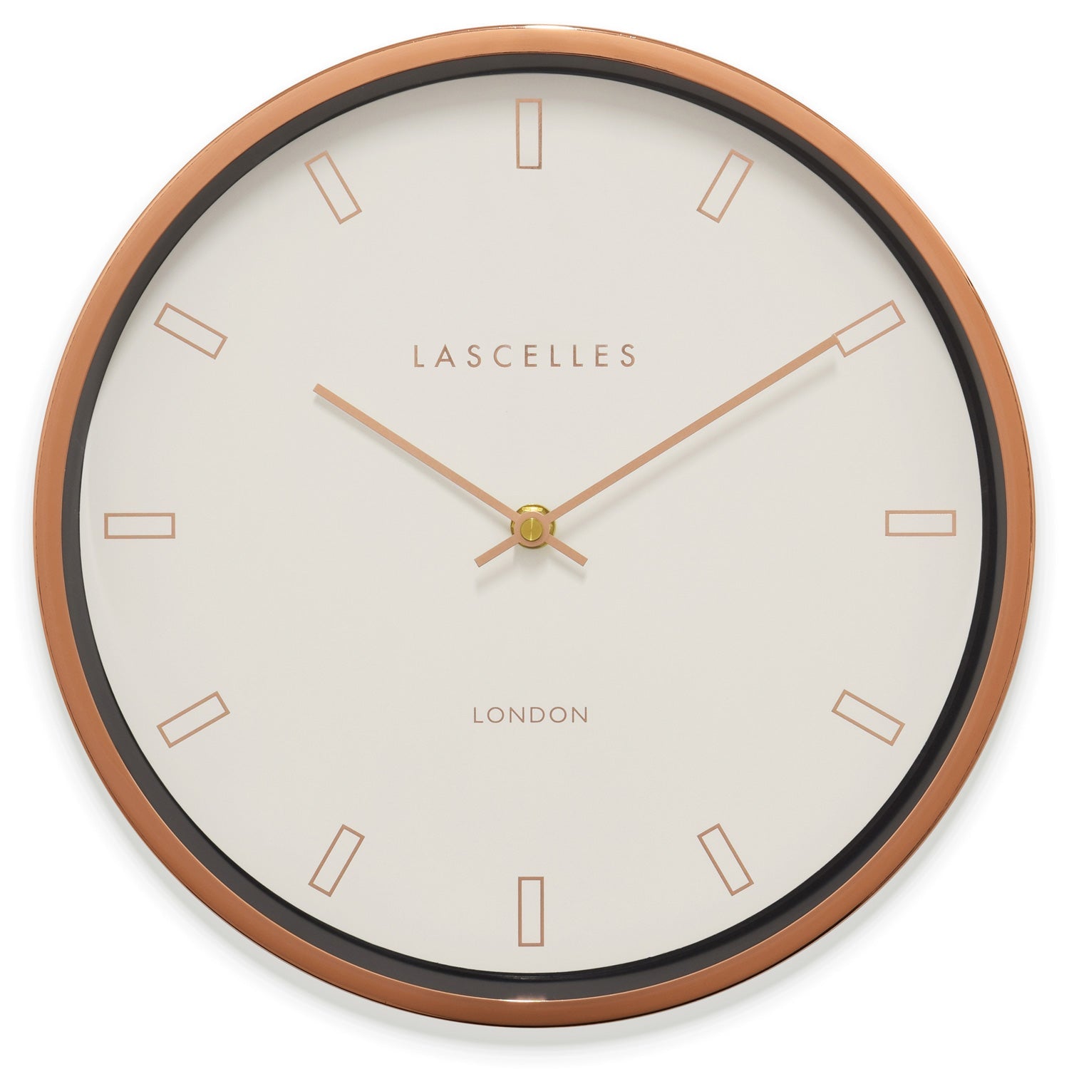 Firecrest Rose Gold Wall Clock 30cm - TickTockClocks