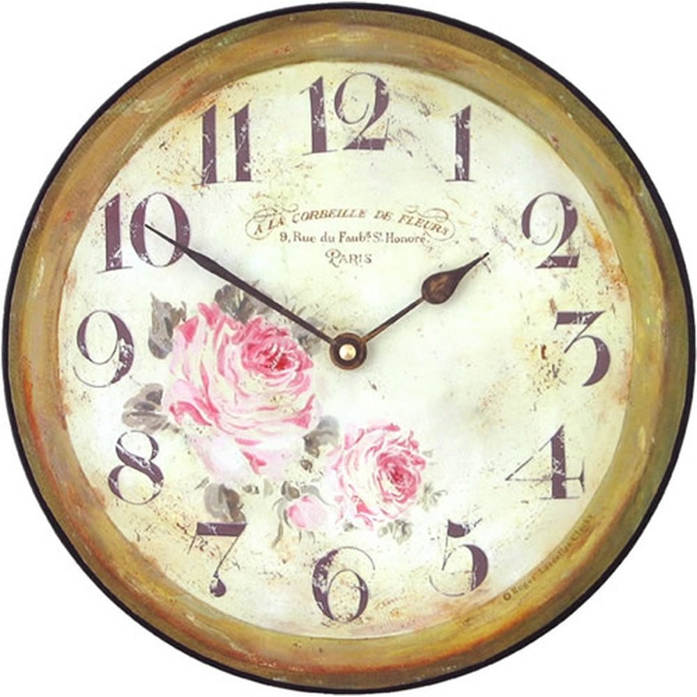 Florist Wall Clock 25.5cm or 36cm - TickTockClocks