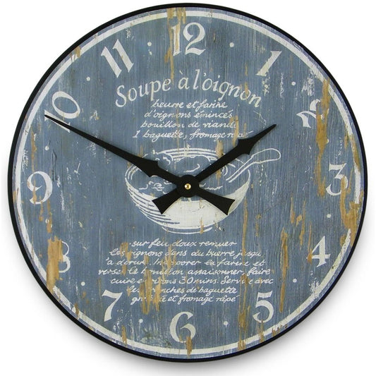 French Onion Wall Clock 36cm - TickTockClocks