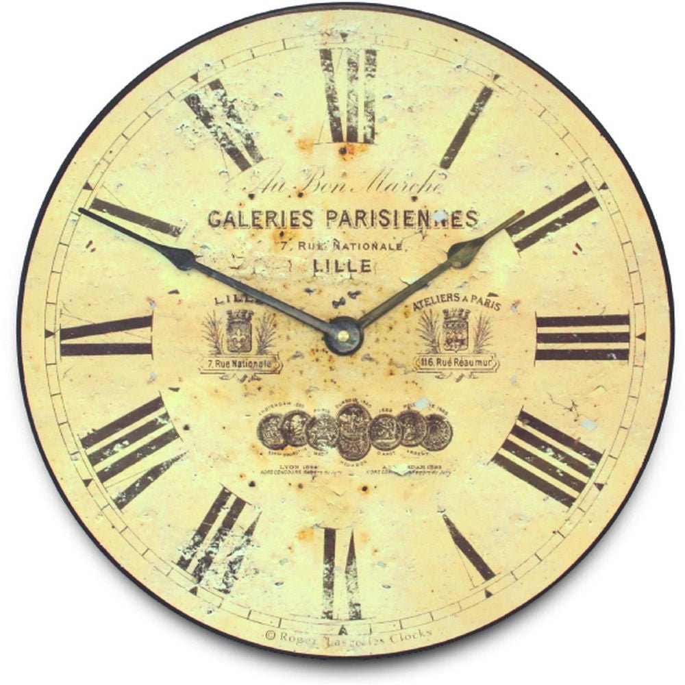 Galeries Parisiennes Lille Wall Clock 36cm - TickTockClocks