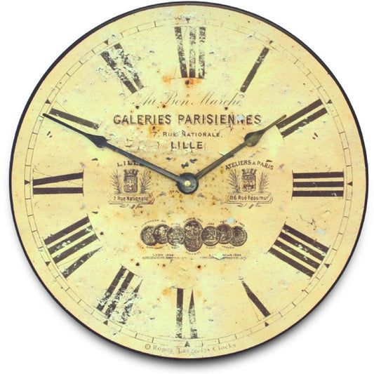 Galeries Parisiennes Lille Wall Clock 36cm - TickTockClocks