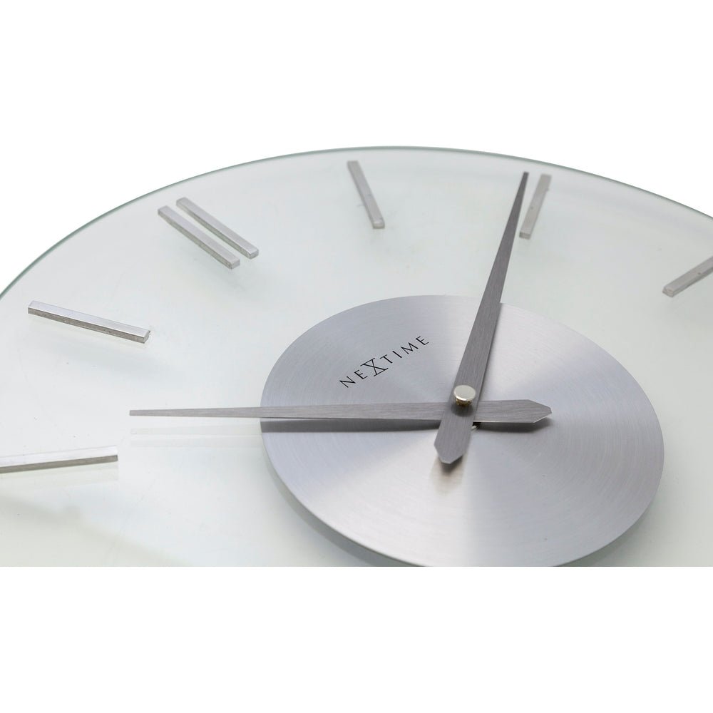 Glass Stripe Wall Clock 31cm - TickTockClocks