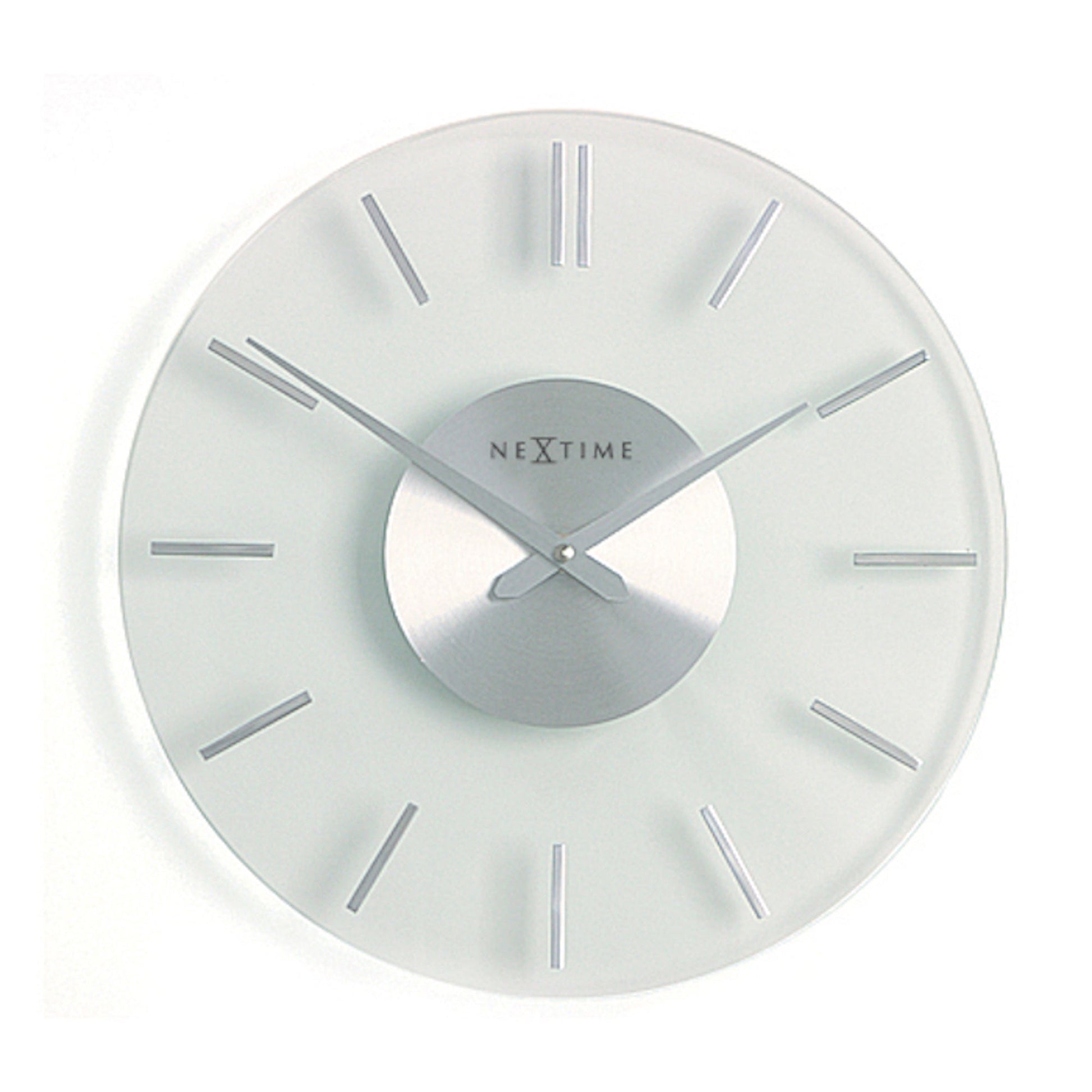 Glass Stripe Wall Clock 31cm - TickTockClocks