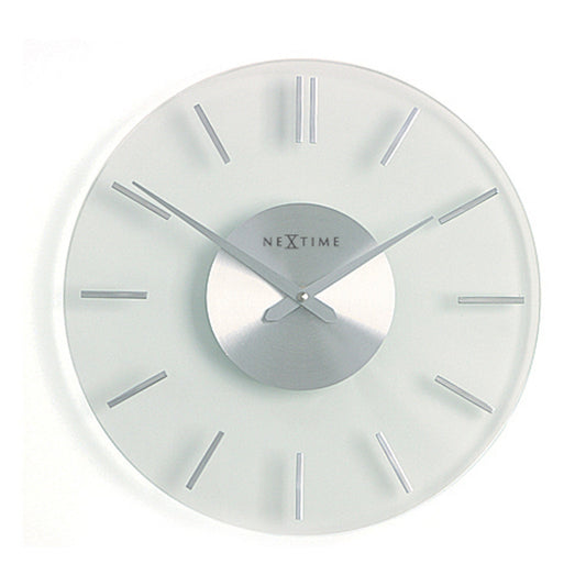 Glass Stripe Wall Clock 31cm - TickTockClocks