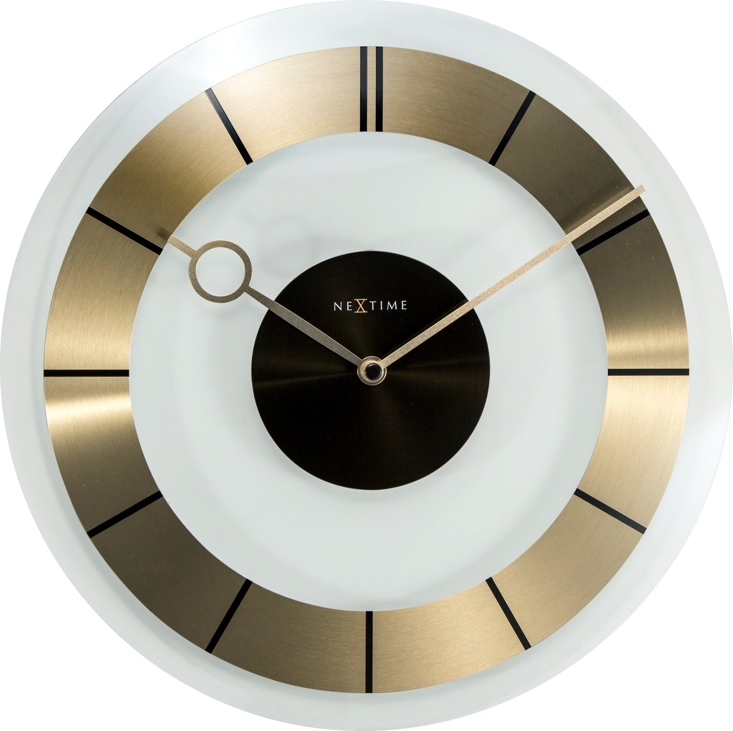 Gold Retro Wall Clock 31cm - TickTockClocks