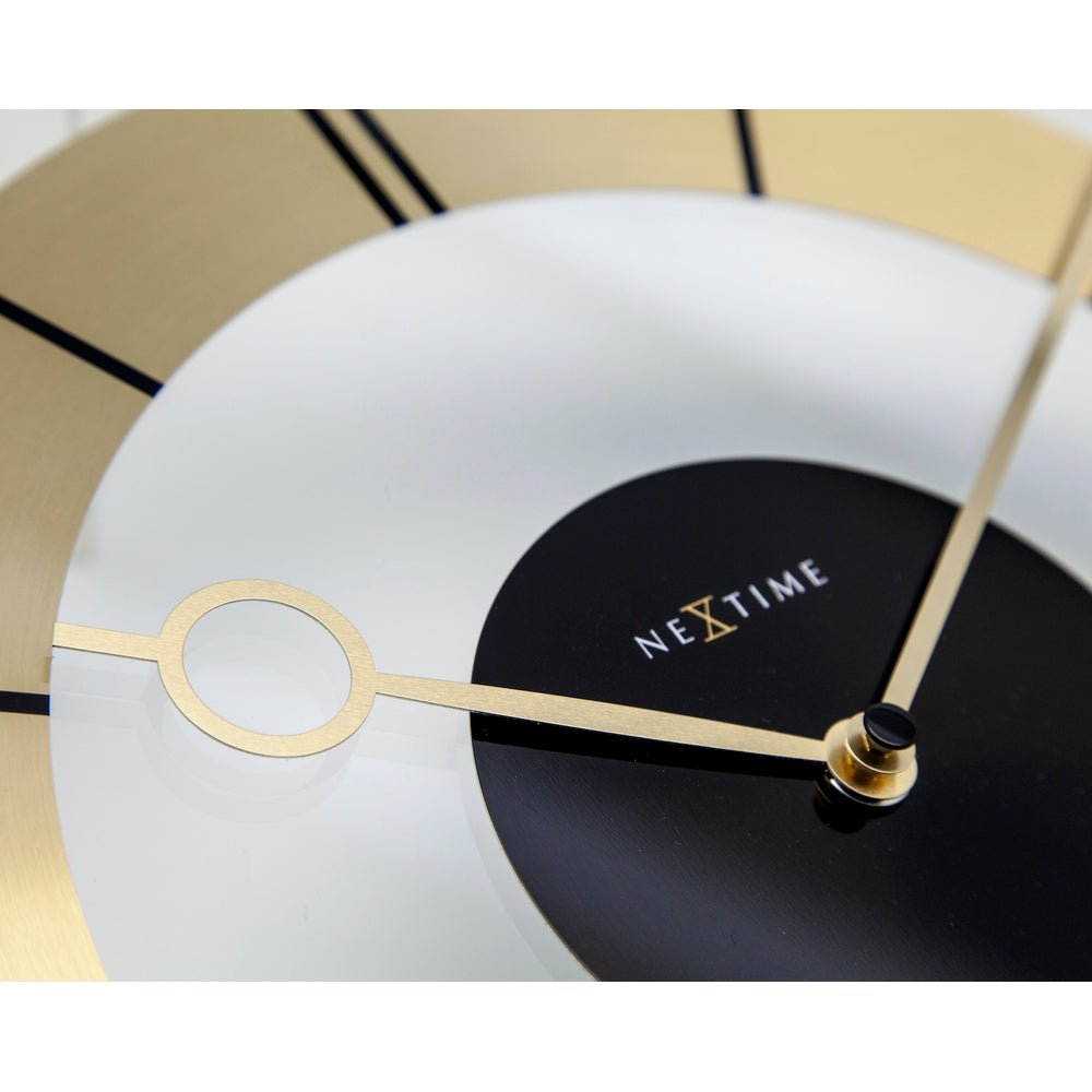 Gold Retro Wall Clock 31cm - TickTockClocks