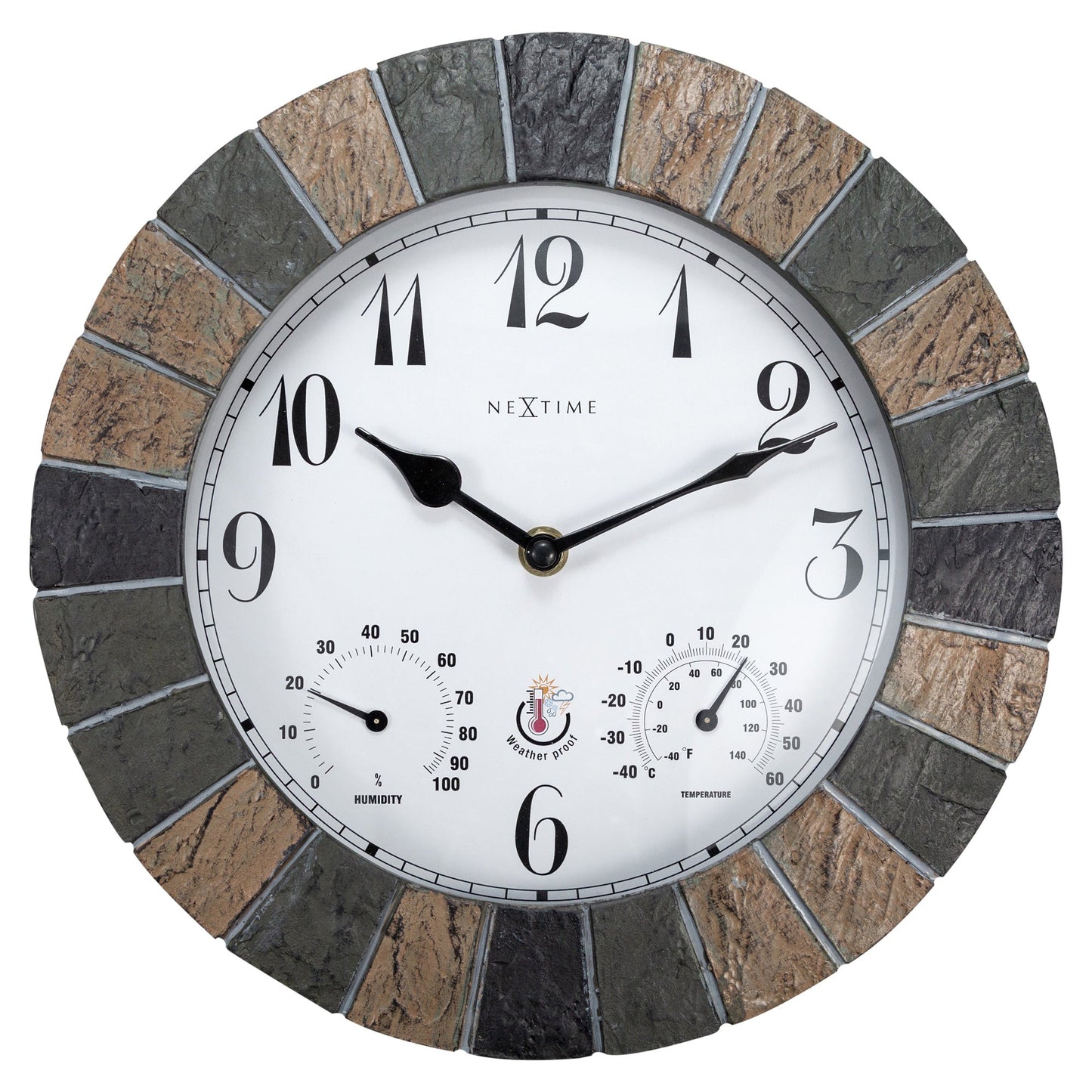 Green Aster Wall Clock 26cm - TickTockClocks