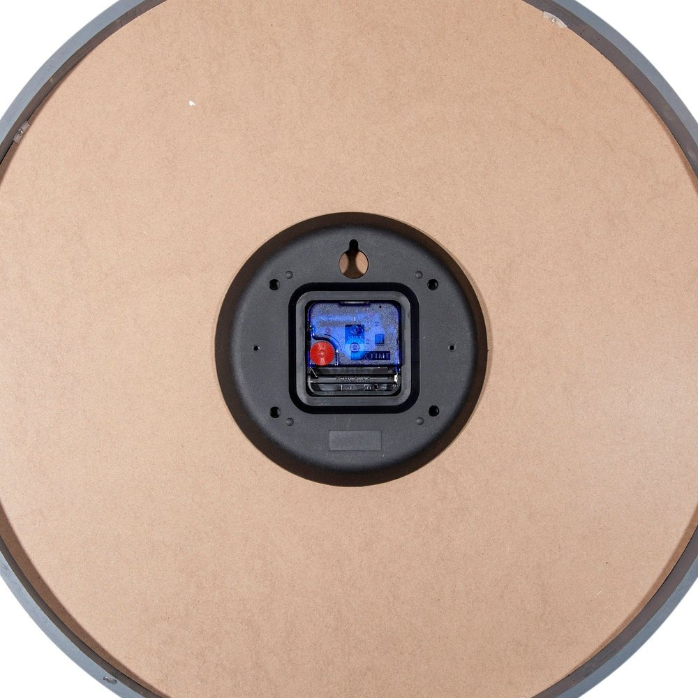 Grey Bella Mirror Wall Clock 50cm - TickTockClocks