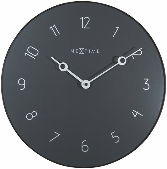 Grey Carousel Wall Clock 40cm - TickTockClocks