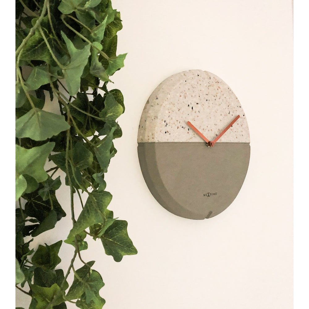 Grey Conrazzo Wall Clock 32cm - TickTockClocks