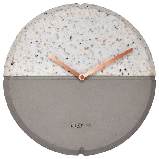 Grey Conrazzo Wall Clock 32cm - TickTockClocks