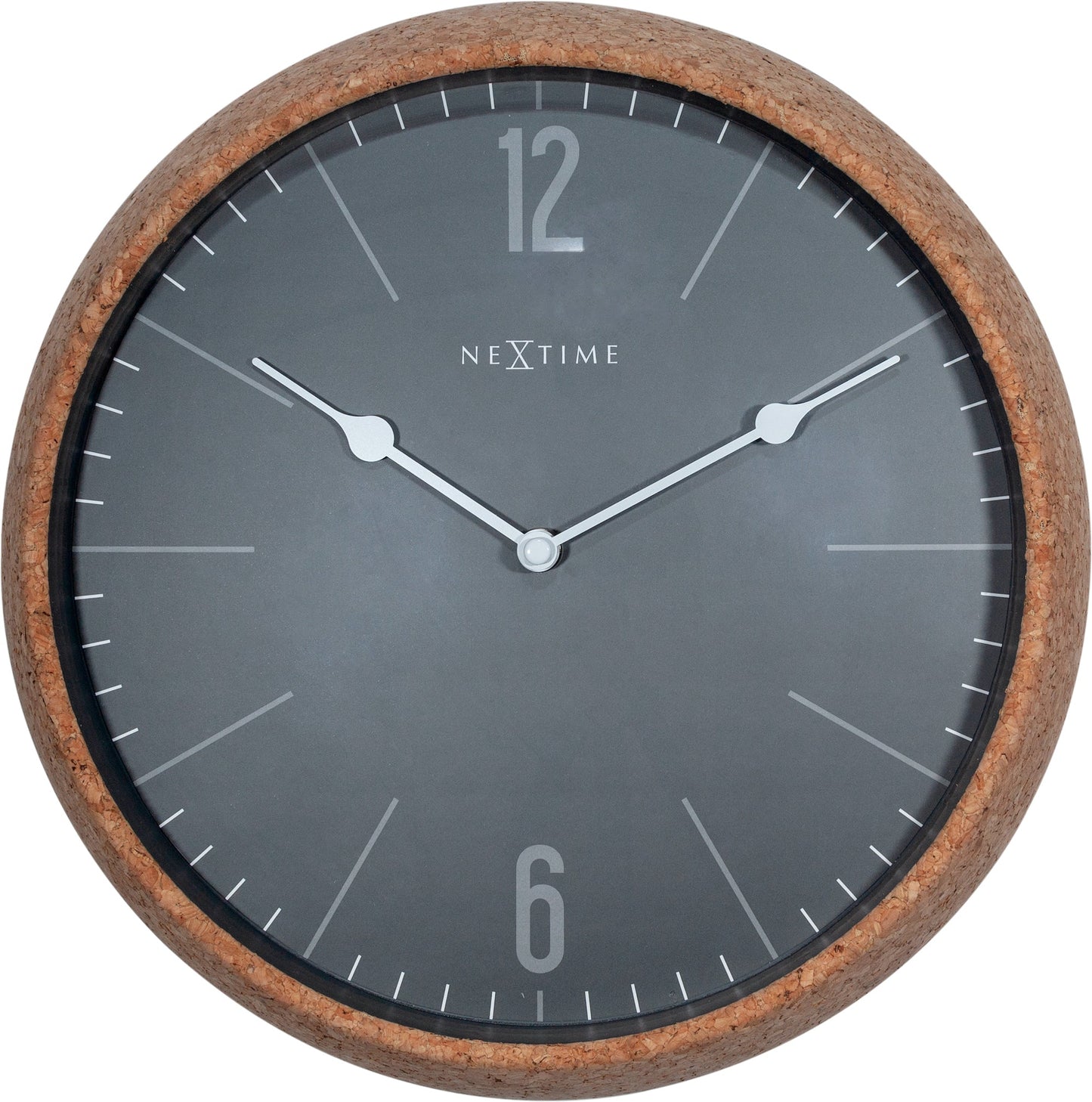 Grey Cork Wall Clock 30cm - TickTockClocks