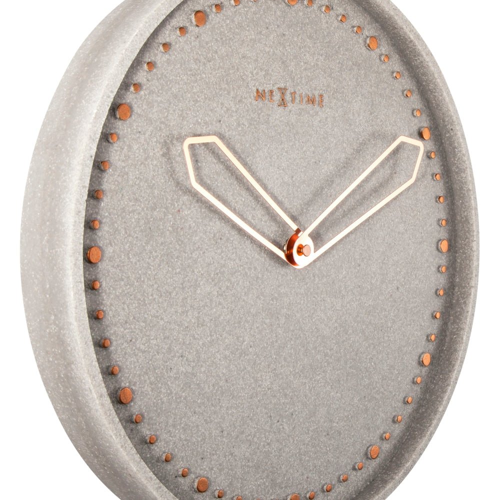 Grey Cross Wall Clock 35cm - TickTockClocks