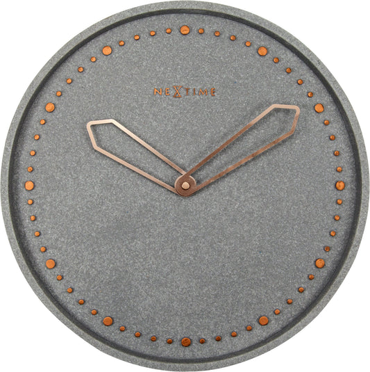 Grey Cross Wall Clock 35cm - TickTockClocks