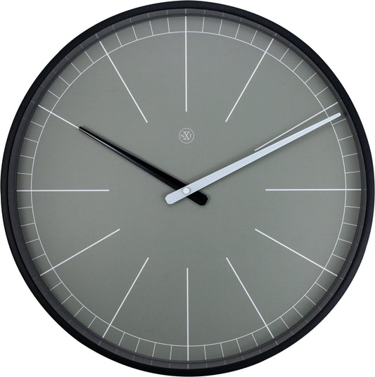 Grey Gray Wall Clock 40cm - TickTockClocks