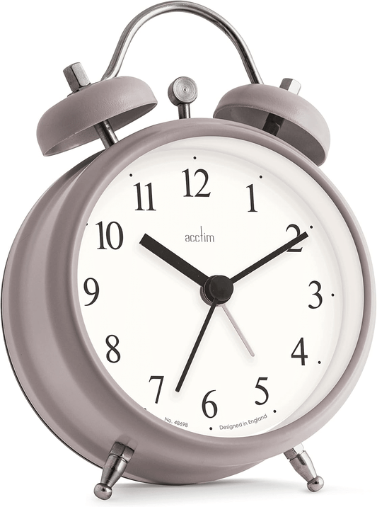 Haven Analogue Alarm Clock 13cm - TickTockClocks