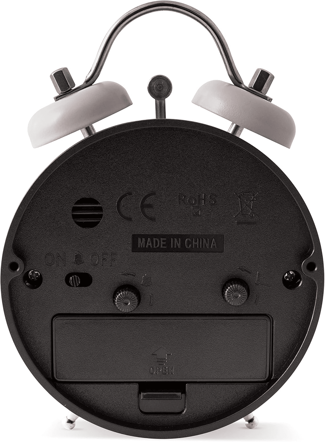 Haven Analogue Alarm Clock 13cm - TickTockClocks
