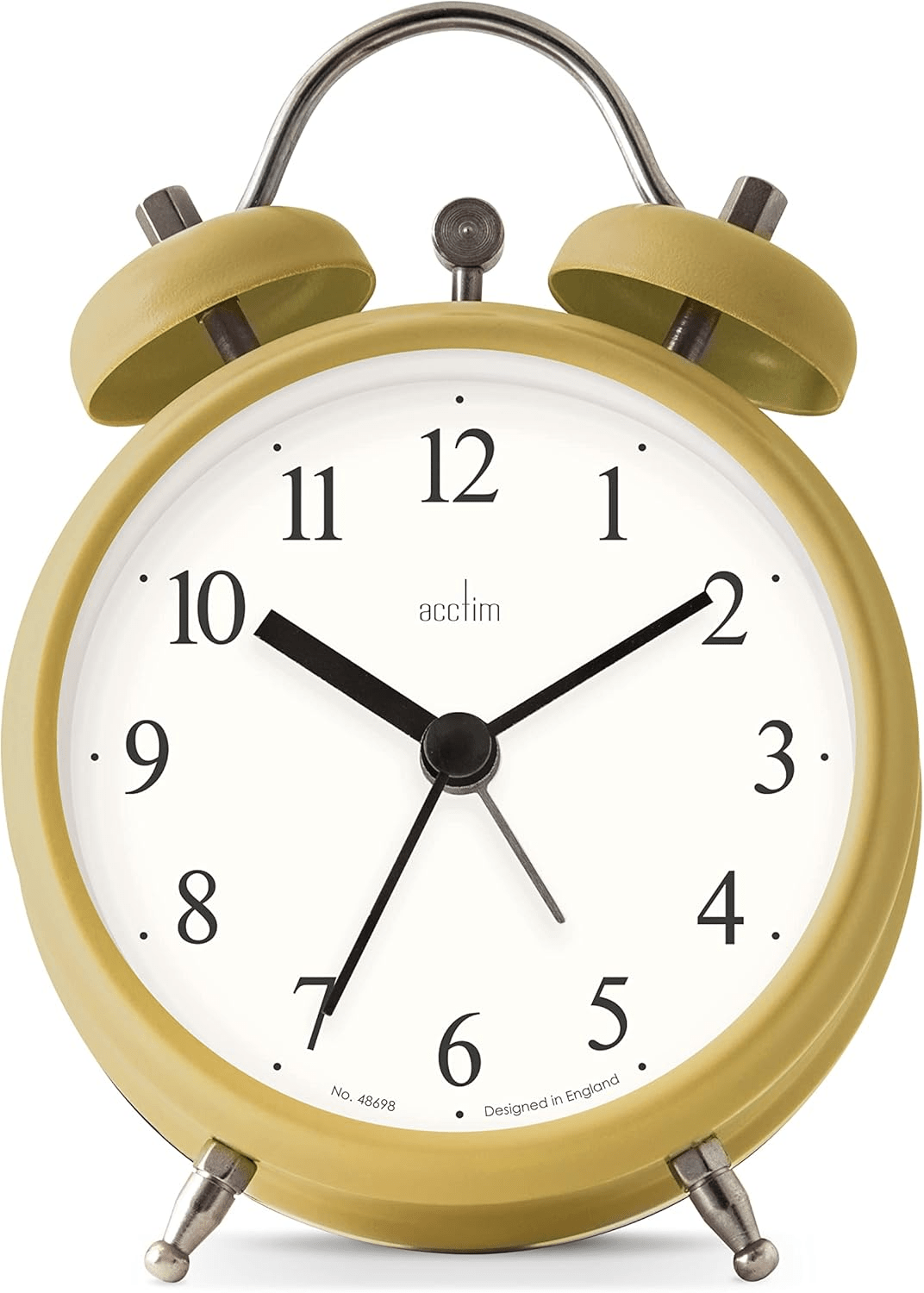 Haven Analogue Alarm Clock 13cm - TickTockClocks