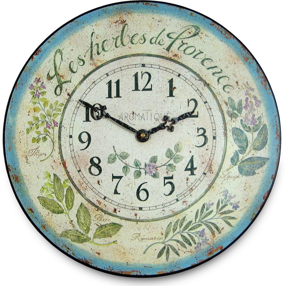 Herbs Wall Clock 36cm - TickTockClocks