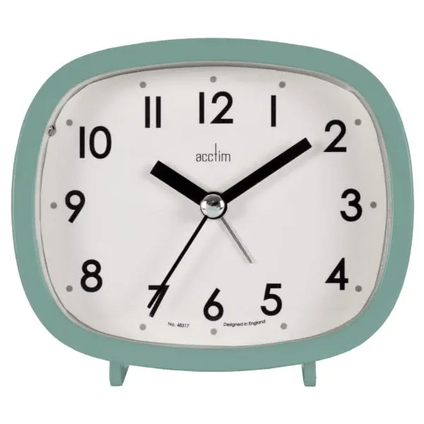 Hilda Analogue Alarm Clock 11cm - TickTockClocks