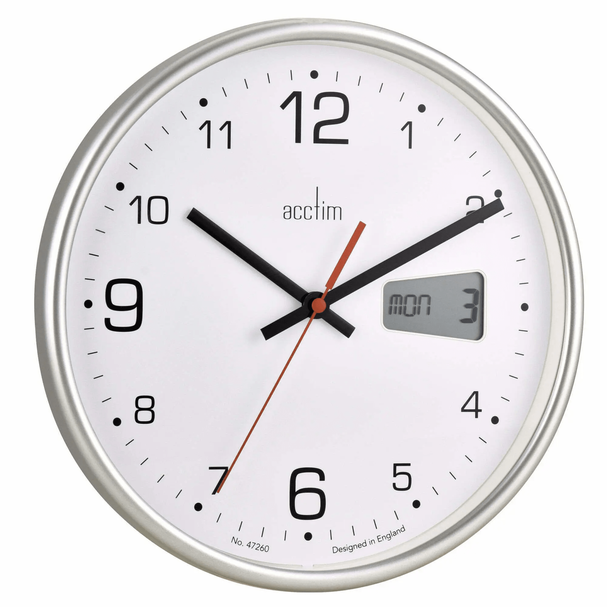 Kalendar Wall Clock 27cm - TickTockClocks