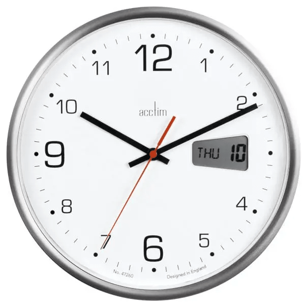 Kalendar Wall Clock 27cm - TickTockClocks