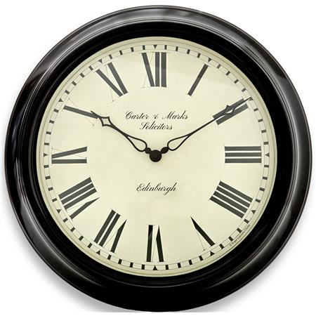 Lascelles station clock 45cm Personalised - TickTockClocks