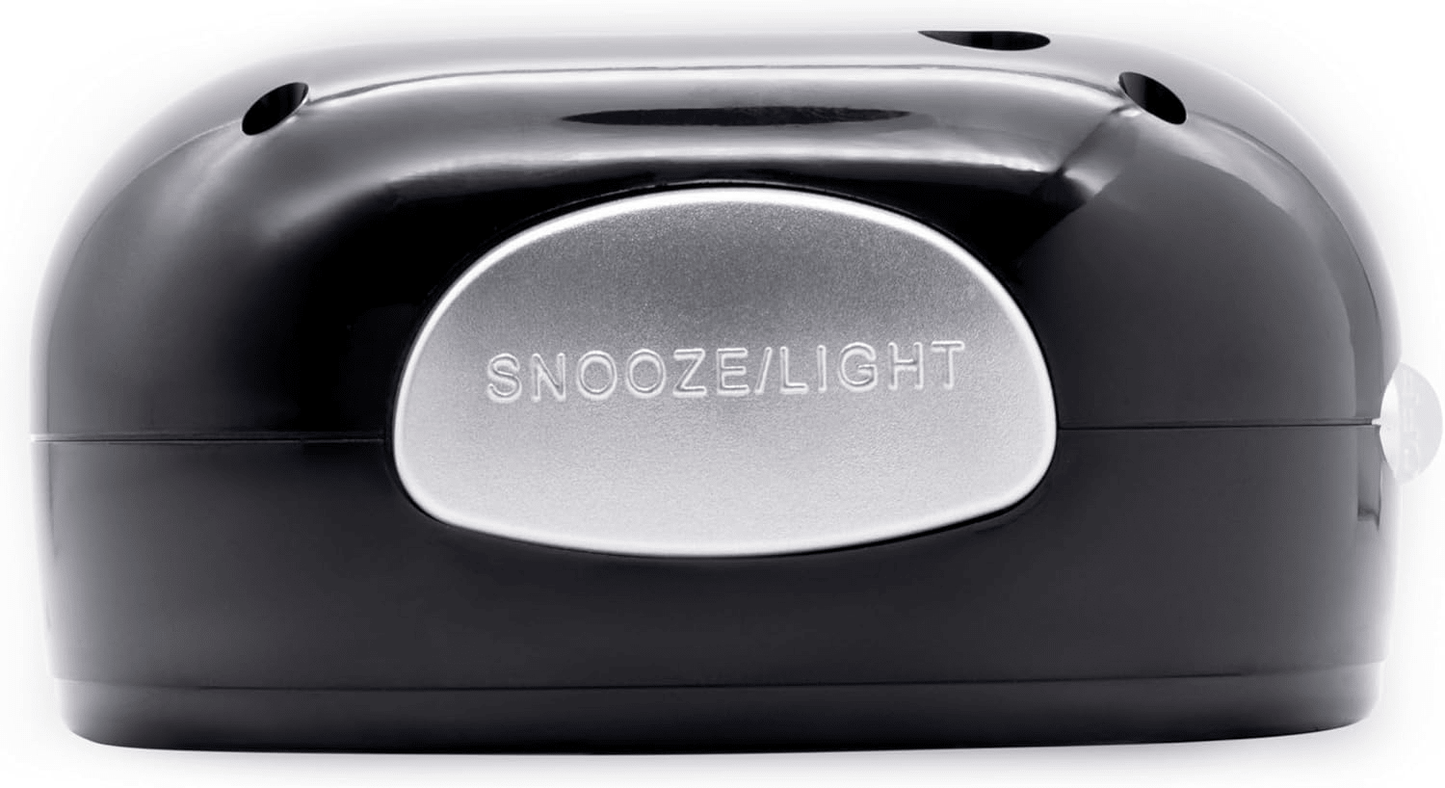 Lila Analogue Alarm Clock 10cm - TickTockClocks