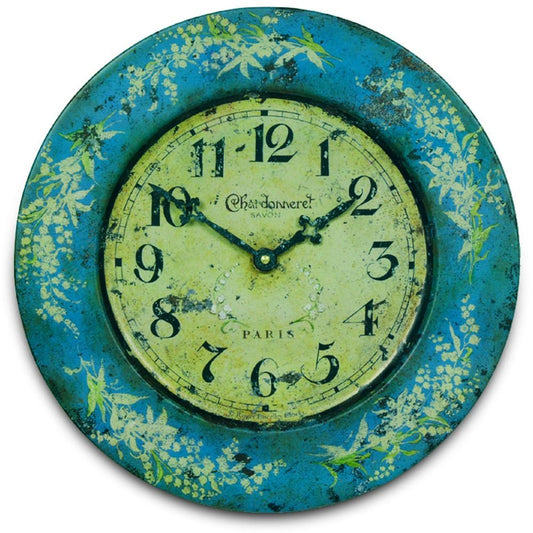 Lily Of The Valley Wall Clock 36cm - TickTockClocks