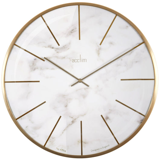 Luxe XL Marble Wall Clock 40cm - TickTockClocks