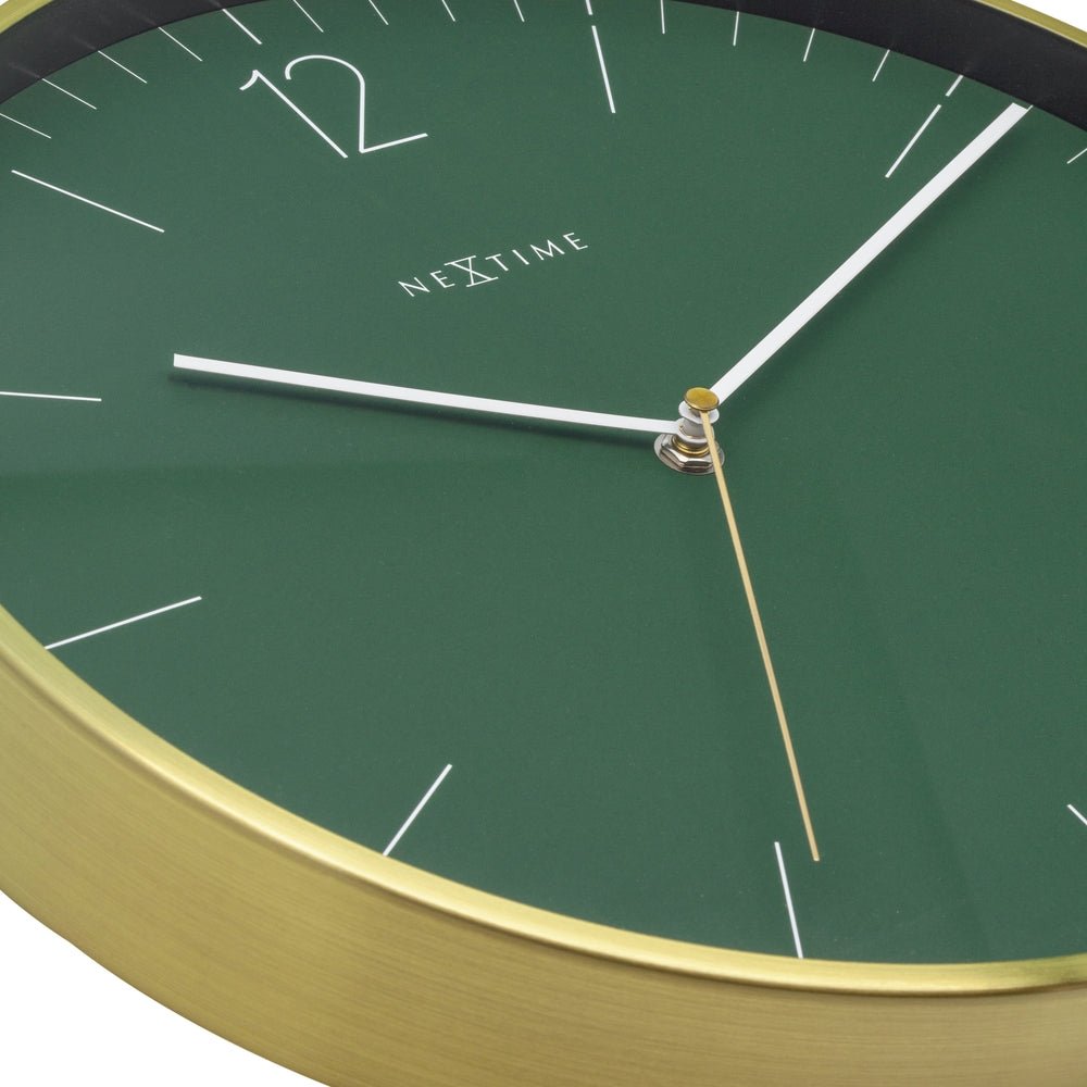 Manderin Green Wall Clock 34cm - TickTockClocks