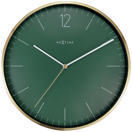Manderin Green Wall Clock 34cm - TickTockClocks
