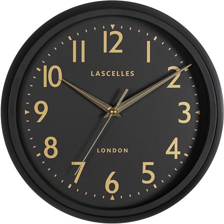 Matt Black Clock With Sweep Seconds Hand 30cm - TickTockClocks