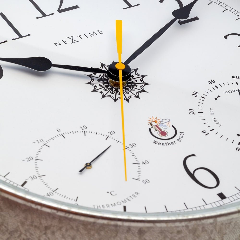metal Tulip Wall Clock 40cm - TickTockClocks