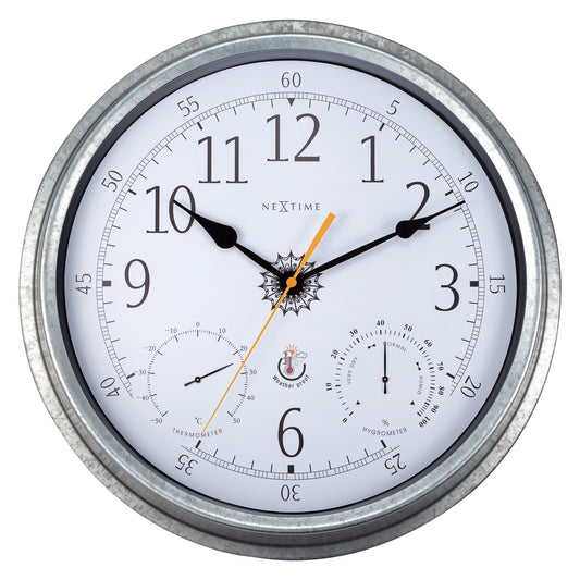 metal Tulip Wall Clock 40cm - TickTockClocks