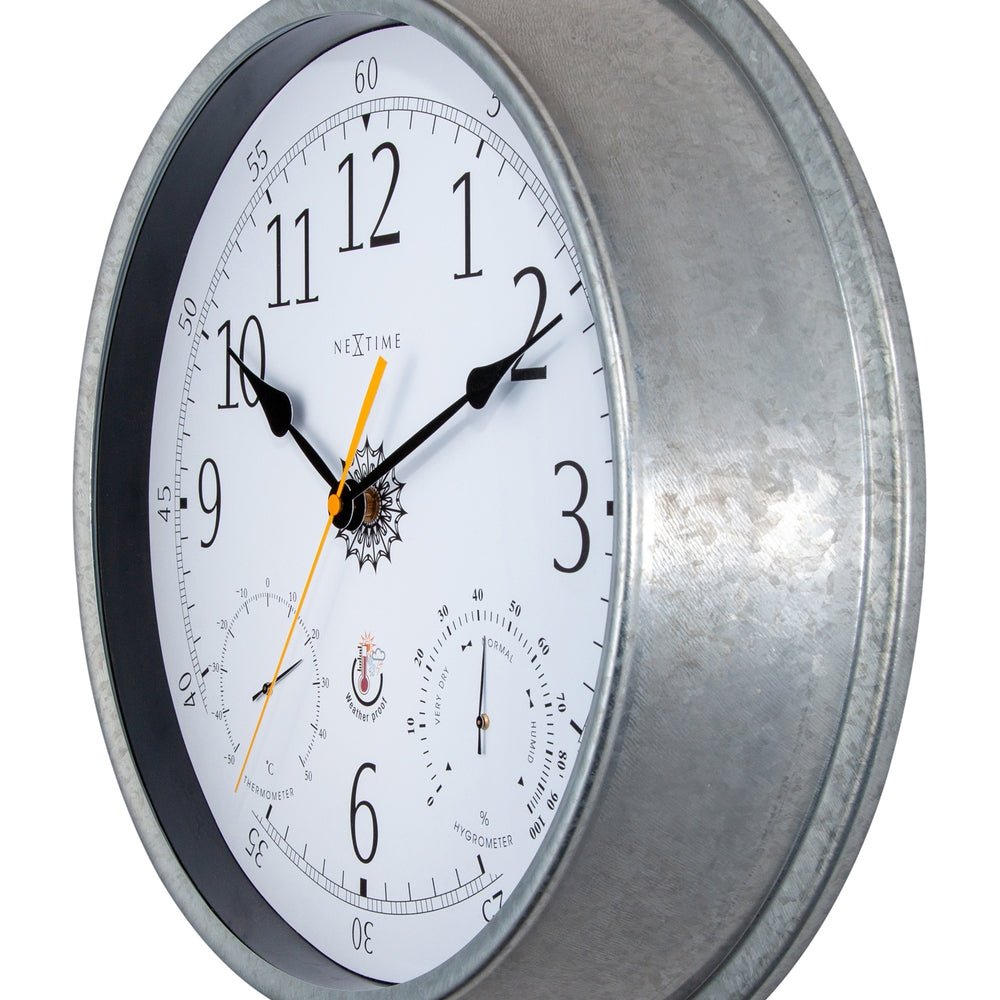 metal Tulip Wall Clock 40cm - TickTockClocks