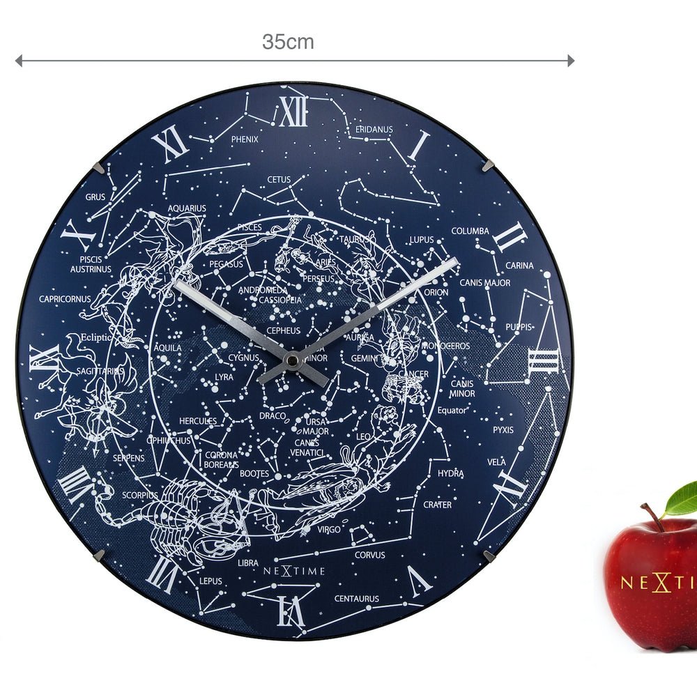 Milky Way dome Wall Clock 35cm - TickTockClocks