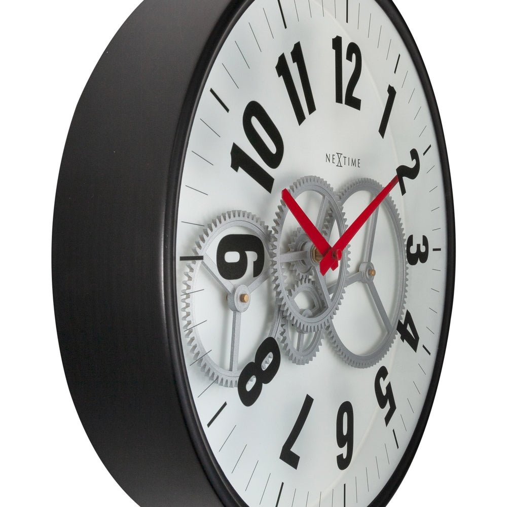 Modern Gear Clock Wall Clock 36cm - TickTockClocks