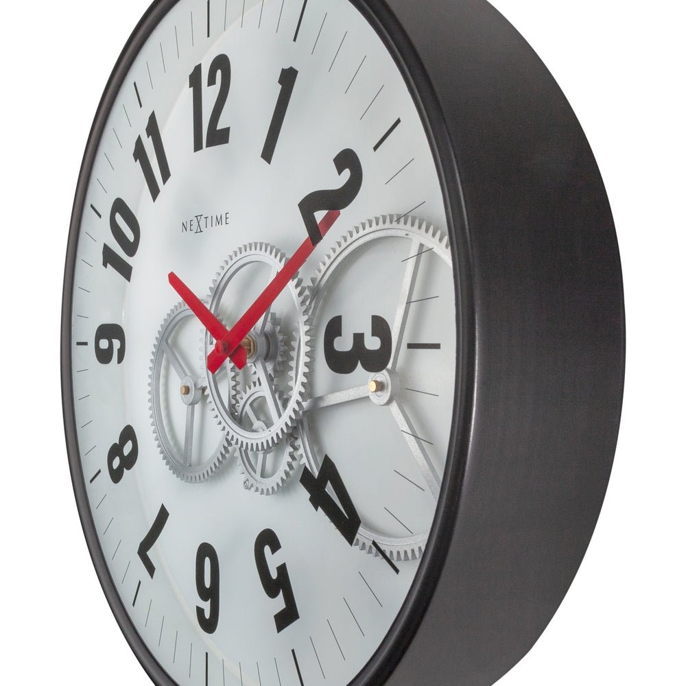 Modern Gear Clock Wall Clock 36cm - TickTockClocks