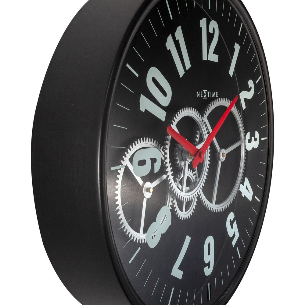 Modern Gear Clock Wall Clock 36cm - TickTockClocks